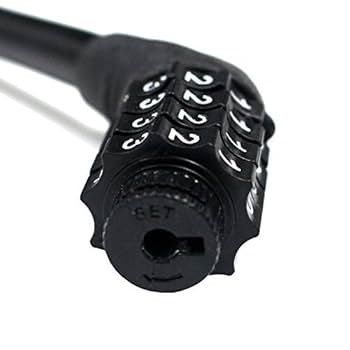 Egles Security Bike Lock 4 Digit Resettable Combination